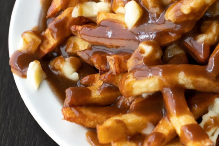 Vegan poutine